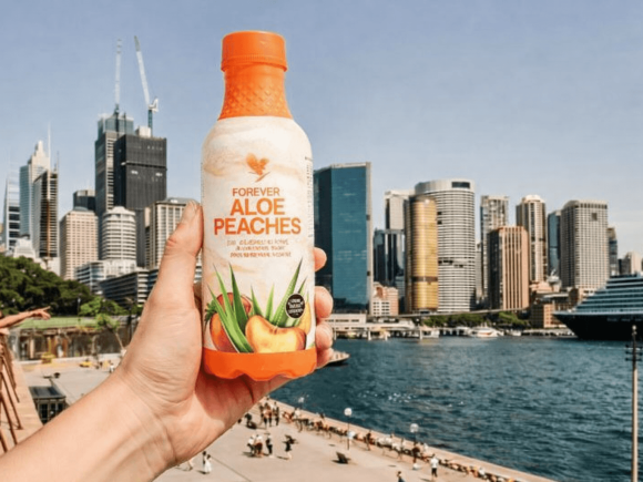 Forever Aloe Peaches -de la planta la produs!