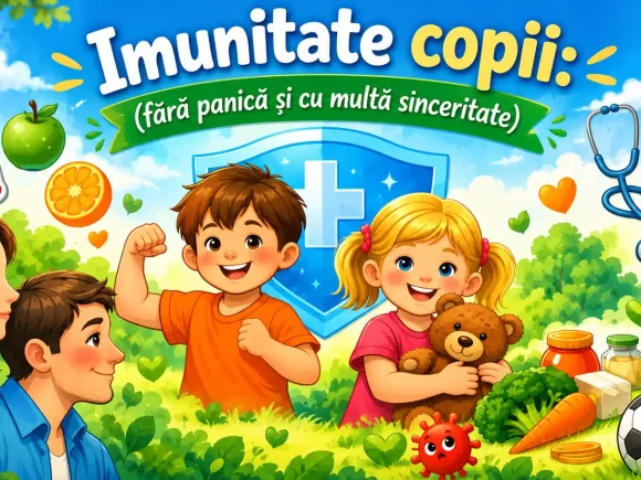 Imunitate copii: ce ajută cu adevărat și ce vitamine au sens